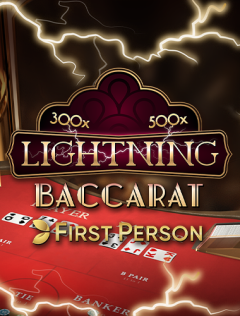 First Person Lightning Baccarat